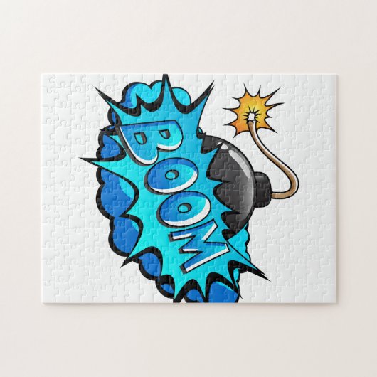 Pop Art Comic Style Boom Boom Boom! Legpuzzel (Horizontaal)