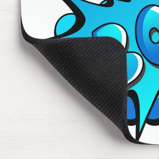 Pop Art Comic Style Boom Boom Boom! Muismat (Hoek)