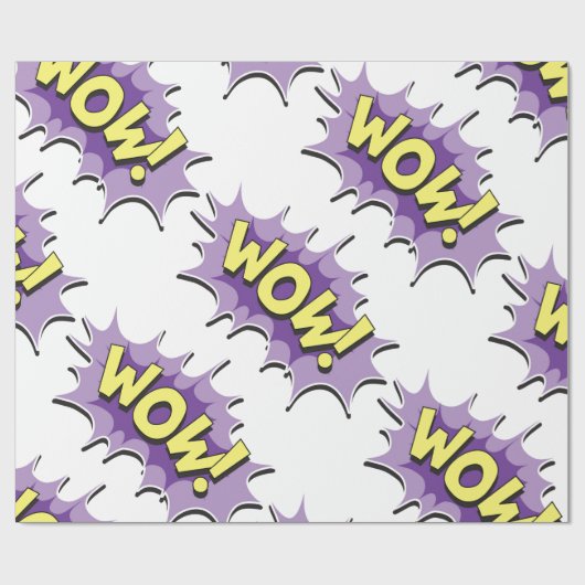 Pop Art Comic Style Cadeaupapier (Vlak)