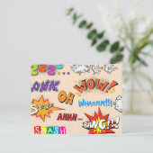 Pop Art Comic Style Ha Ha Ha Ha Ha Ha! Briefkaart (Staand voorkant)