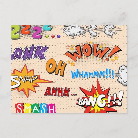 Pop Art Comic Style Ha Ha Ha Ha Ha Ha! Briefkaart (Voorkant)