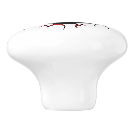 Pop Art Comic Style KaBoom! Keramische Knop (Zijkant)