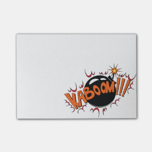Pop Art Comic Style KaBoom! Post-it® Notes