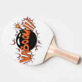 Pop Art Comic Style KaBoom! Tafeltennisbatje (Zijkant)