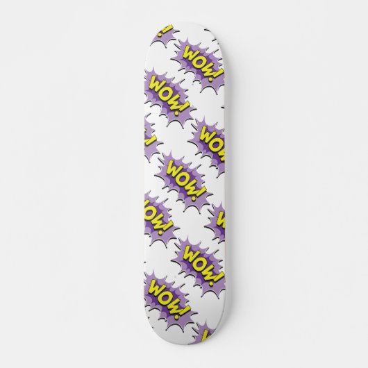 Pop Art Comic Style Skateboard (Voorkant)