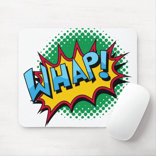 Pop Art Comic Style Whap! Muismat (Met muis)