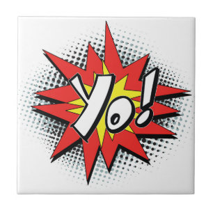 Pop Art Comic Yo! Tegeltje