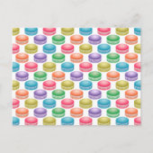 Pop Art Cookies Colorful Macarons Briefkaart (Voorkant)