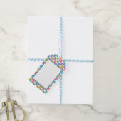 Pop Art Cookies Colorful Macarons Cadeaulabel (Met Touw)