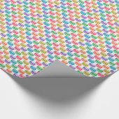 Pop Art Cookies Colorful Macarons Cadeaupapier (Hoek)