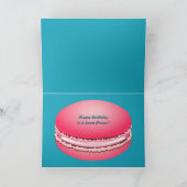 Pop Art Cookies Colorful Macarons Kaart (Binnen)