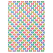 Pop Art Cookies Colorful Macarons Klembord (Achterkant)