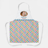 Pop Art Cookies Colorful Macarons Schort (Voorkant)