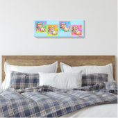 Pop Art COOKIES Gallery Wrapped Canvas Afdruk (Insitu (Slaapkamer))