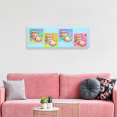 Pop Art COOKIES Gallery Wrapped Canvas Afdruk (Insitu (Woonkamer))