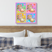 Pop Art COOKIES Gallery Wrapped Canvas Afdruk (Insitu (Slaapkamer))