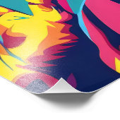 Pop Art Cool Jesus Foto Afdruk (Hoek)