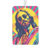 Pop Art Cool Jesus Luchtverfrisser (Achterkant)