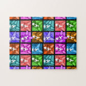 Pop Art Corgi Puzzle Legpuzzel (Horizontaal)