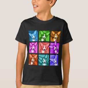 Pop Art Corgi T-shirt