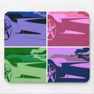 Pop Art Corvettes Muismat