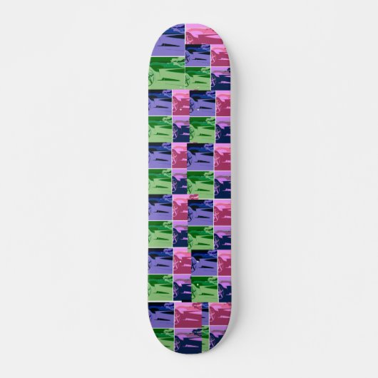 Pop Art Corvettes Persoonlijk Skateboard (Voorkant)