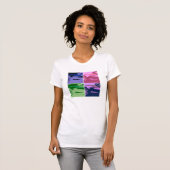 Pop Art Corvettes T-shirt (Voorkant volledig)