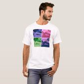Pop Art Corvettes T-shirt (Voorkant volledig)