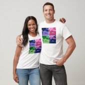 Pop Art Corvettes T-shirt (Unisex)