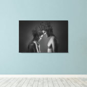 Pop Art Couple Canvas Afdruk (Insitu (Houten vloer))