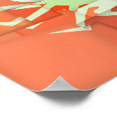 Pop Art Crab Cubism Poster (Hoek)