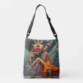Pop Art Cross Body Bag Crossbody Tas (Achterkant)
