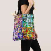Pop Art Cubist Women Tote Bag (Dichtbij)