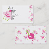 Pop Art Cupcake Visitekaartje (Voorkant / Achterkant)