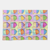 Pop Art CUPCAKES Kitchen TOWEL Theedoek (Horizontaal)
