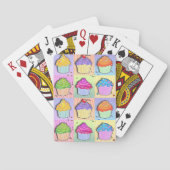 Pop Art CUPCAKES PLAYCARDS Pokerkaarten (Achterkant)