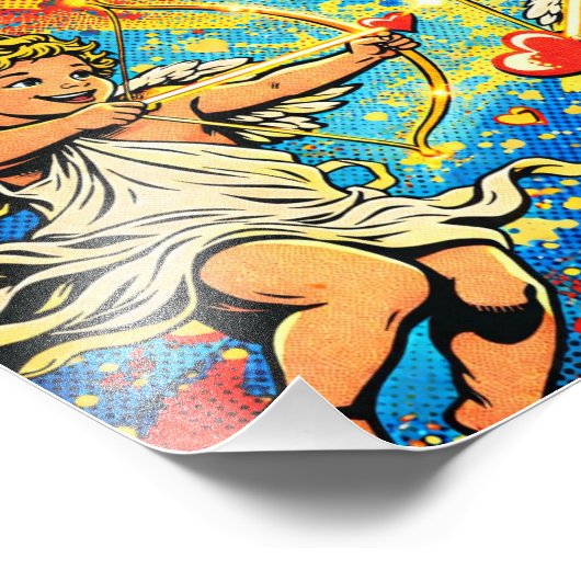 Pop Art Cupids of Love Foto Afdruk (Hoek)