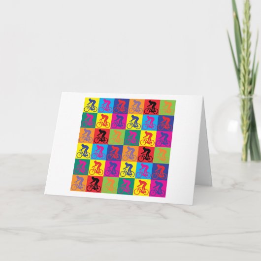 Pop Art Cycling Kaart (Voorkant)