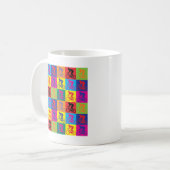 Pop Art Cycling Koffiemok (Voorkant links)