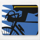 Pop Art Cyclist Muismat (Voorkant)