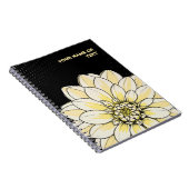 Pop Art Dahlia 'Gallery Art Fair' Notitieboek (Rechterzijde)