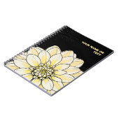 Pop Art Dahlia 'Gallery Art Fair' Notitieboek (Linkerzijde)