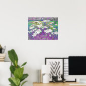 Pop Art Daisies Poster (Thuiskantoor)