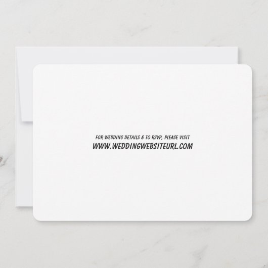 Pop Art Daisy Polka Dot Casual huwelijksuitnodigin Kaart (Achterkant)