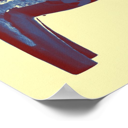 Pop Art dala horse Poster (Hoek)