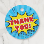 Pop Art Dank u Bedankjes Labels (Voorkant)