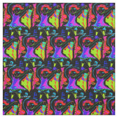 Pop Art Danseres Stof (Swatch)