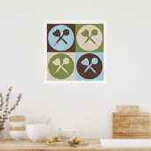Pop Art Darts Poster (Keuken)