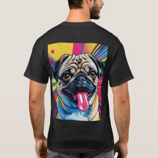 Pop Art de Pug 01 T-shirt