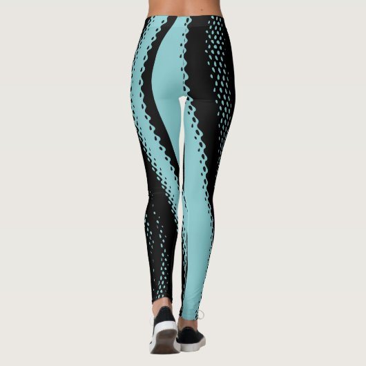 Pop Art Design Leggings (Achterkant)